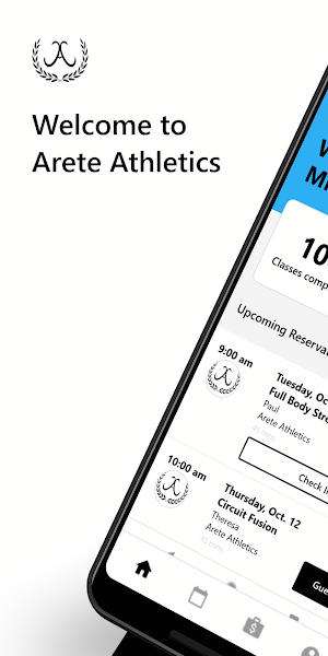 Arete Athletics Screenshot 0