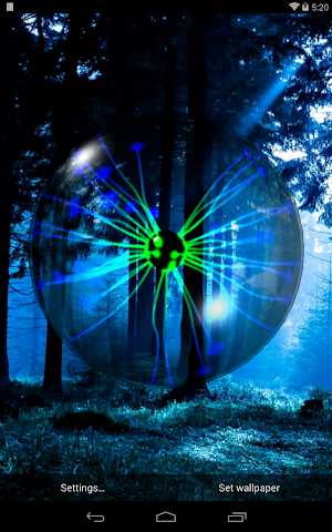 Plasma Orb Free Live Wallpaper Screenshot 1