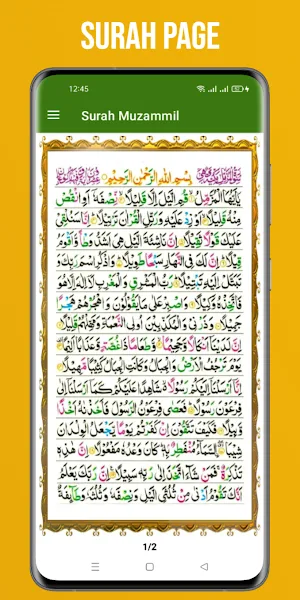 Surah Muzammil Offline - Audio Screenshot 3