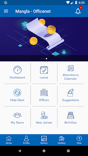 Officenet HR App Crimsouneclub Screenshot 0