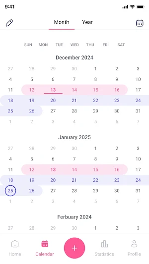 MyCycle: Period tracker Screenshot 1