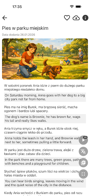 Czytaj po angielsku z Polylect Screenshot 1