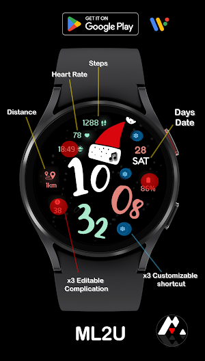 ML2U 160 Watch Face Screenshot 1