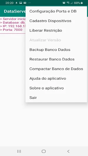 Data Server Screenshot 1