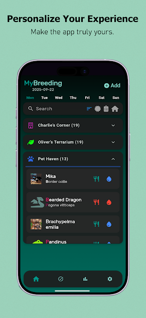 Terrarium Tracker Screenshot 1