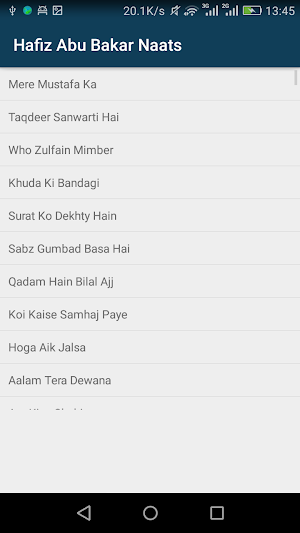 Hafiz Abu Bakar Naats Screenshot 0