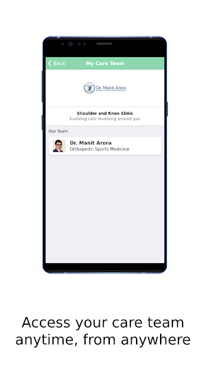 Shoulder and Knee Clinic Screenshot 1