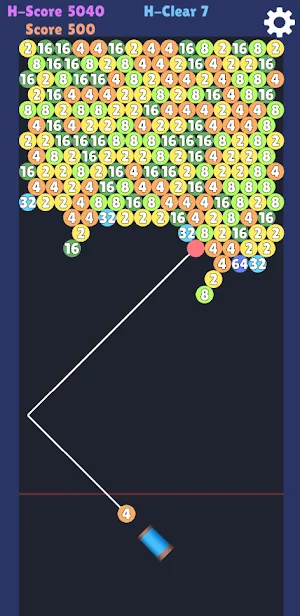 [365fun] 2048BubbleShooter Screenshot 1