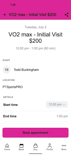 PTSportsPRO Screenshot 2