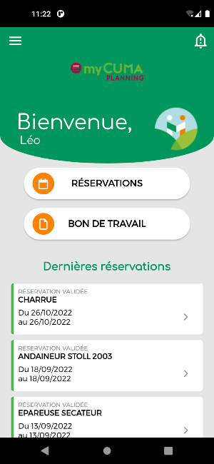 MyCuma Planning et Travaux Screenshot 0