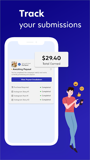 Partipost: Join influencer campaigns Screenshot 2