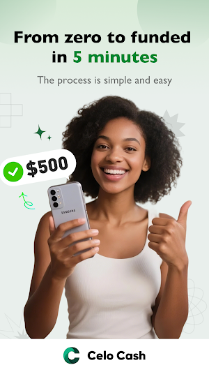 Celo Cash - credit loan Screenshot 1