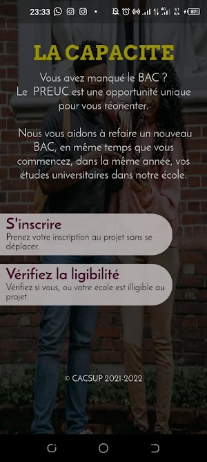 LA CAPACITE Screenshot 0