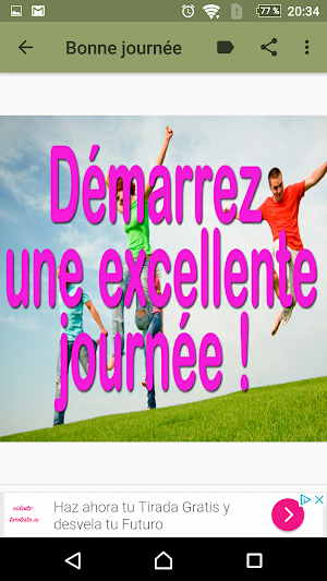 Bonne journée images et phrases Screenshot 1