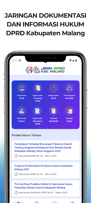 JDIH DPRD Kabupaten Malang Screenshot 0