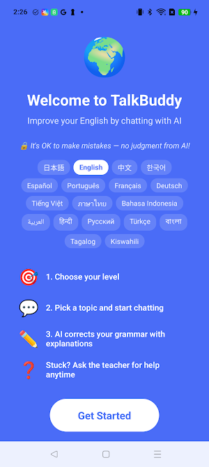 TalkBuddy - AI Language Chat Screenshot 2