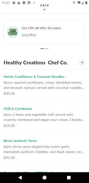 Healthy Creations Screenshot 2