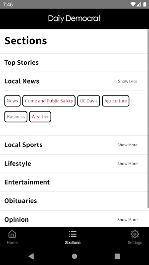 Daily Democrat Screenshot 2