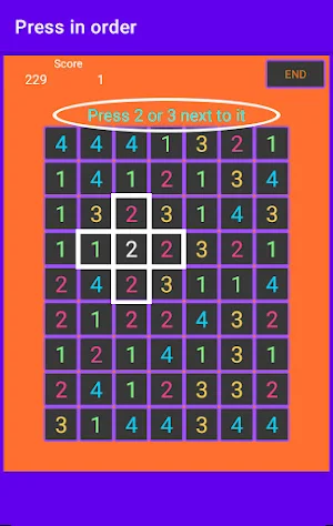 Press number in order Screenshot 3