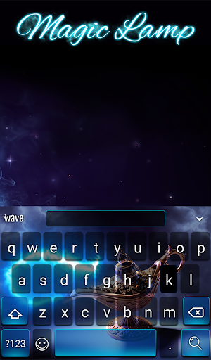 Magic Lamp Animated Keyboard + Live Wallpaper Screenshot 1