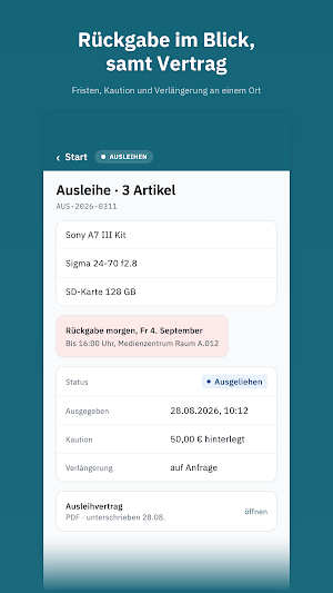 CampusVerleih Screenshot 3