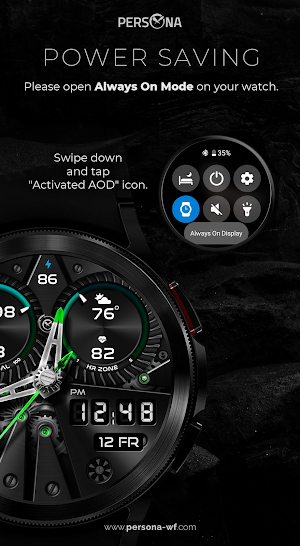 PER005 - Sapphire Watch Face Screenshot 2