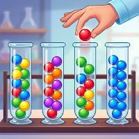 Rainbow Tube Sort