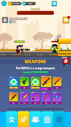Zombie Road Idle Screenshot 0