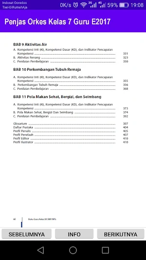 Penjas Orkes Kelas 7 Guru E2017 Screenshot 3