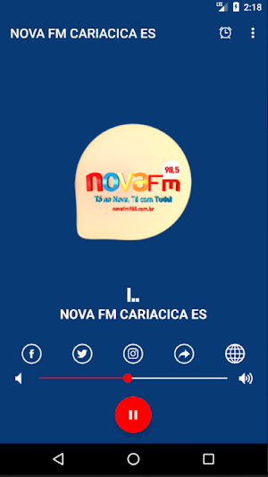 NOVA FM 98,5 Cariacica - ES Screenshot 0