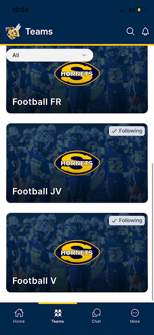Saline Hornets Football Screenshot 1