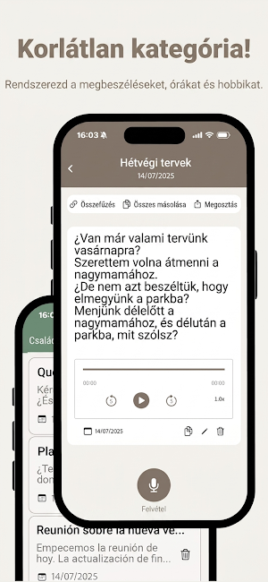 Leirat: AI hangátirat Screenshot 2