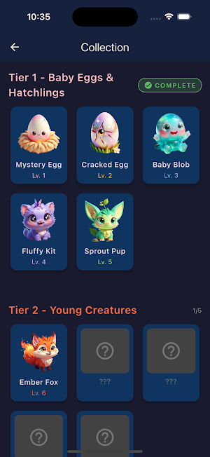 Cute Creatures: Merge&Collect Screenshot 2