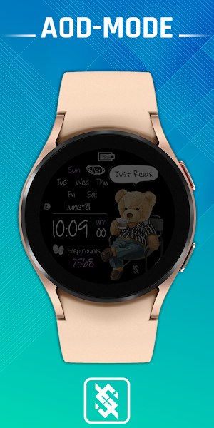 BFF6-Blackboard Art Bear Relax Screenshot 1