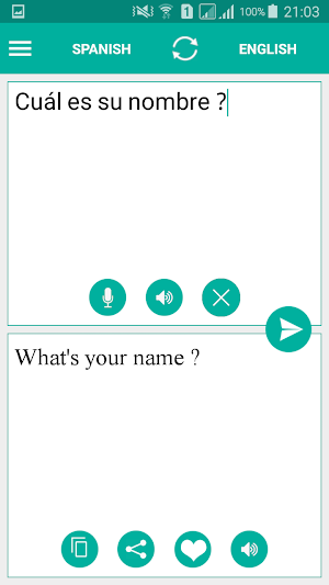 Spanish English Translator Screenshot 0