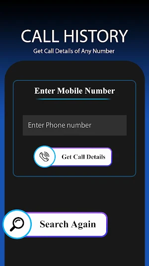 Call History :Get Call Details Screenshot 1
