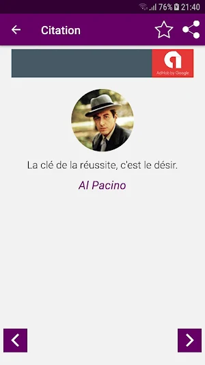 Citations & Proverbes Screenshot 2
