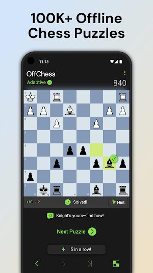 OffChess - Chess Puzzles Screenshot 0