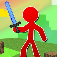 Stickman skyblock craft game