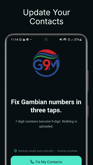GM9 - Contact Number Fixer Screenshot 0