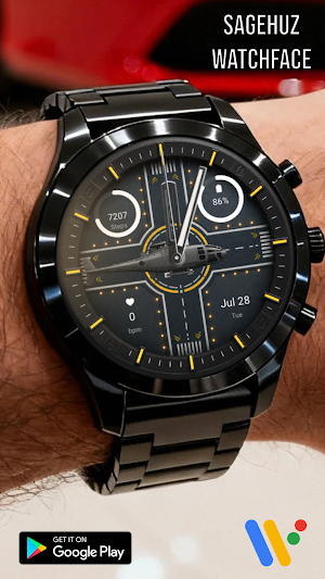 SH A125 Helicopter Watch Face Screenshot 2
