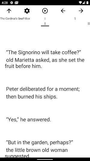Book, The Cardinal's Snuff-Box Screenshot 1