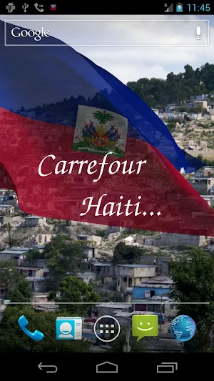 Haiti Flag Live Wallpaper Screenshot 2
