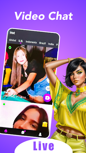 Real-Chat: Video Chatting App Screenshot 0