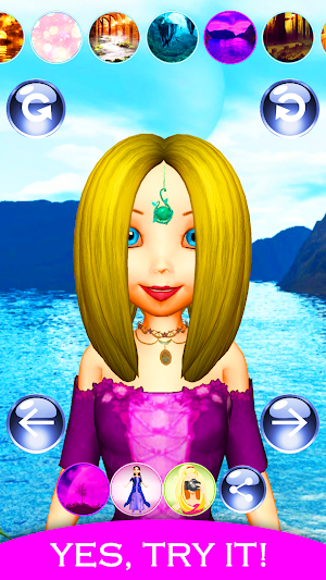 Princess Fairy Hair Salon Game Screenshot 1
