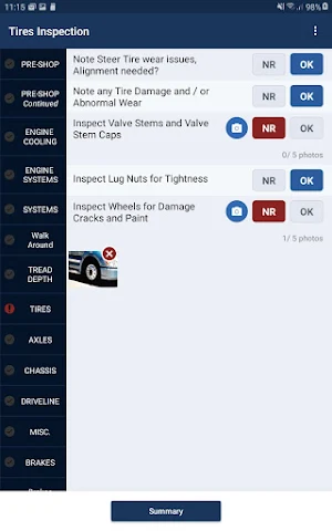 Werner Equipment Inspection Screenshot 1