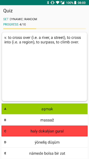 English-turkmen and Turkmen-english dictionary Screenshot 3