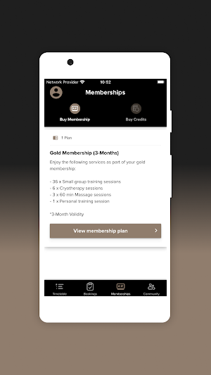 RoyalFit Palm Screenshot 2