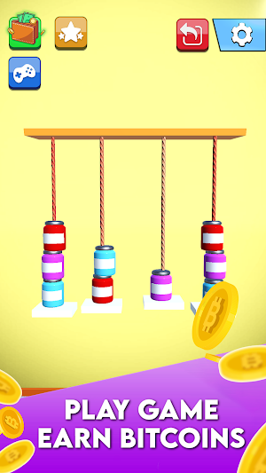 Sort by Rope - Earn Real BTC Screenshot 0