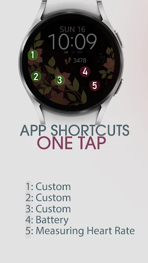 Bloom Digital Watch Face Screenshot 3